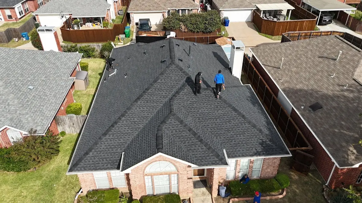 Slate & Tile Roof Repair work in progress on a Roselle Park property